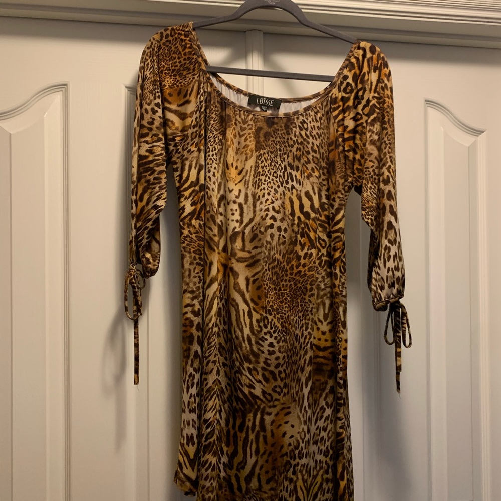 Leopard Print Dress Size Medium